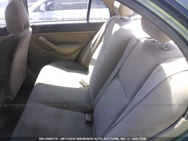 2HGES16374H643911 - 2004 HONDA CIVIC DX VP 绿色 照片 8