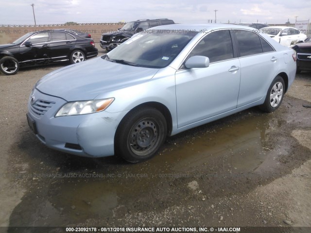 4T1BE46K88U780968 - 2008 TOYOTA CAMRY CE/LE/XLE/SE Light Blue photo 2