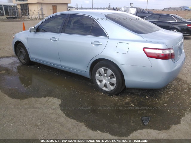 4T1BE46K88U780968 - 2008 TOYOTA CAMRY CE/LE/XLE/SE Light Blue photo 3
