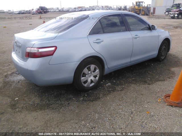 4T1BE46K88U780968 - 2008 TOYOTA CAMRY CE/LE/XLE/SE Light Blue photo 4