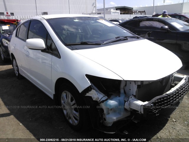 JHMZE2H39BS009644 - 2011 HONDA INSIGHT WHITE photo 1