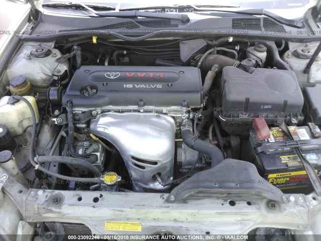 4T1BE32KX3U142195 - 2003 TOYOTA CAMRY LE/XLE/SE Gümüş foto 10