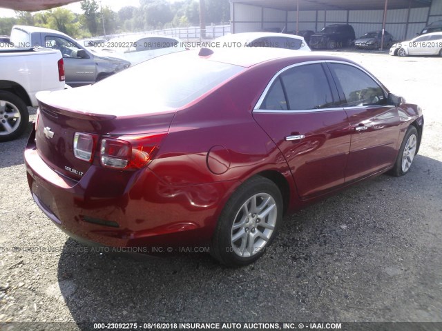 1G11C5SL9EF222694 - 2014 CHEVROLET MALIBU 1LT 红色 照片 4