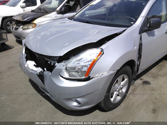 JN8AS5MTXCW608470 - 2012 NISSAN ROGUE S/SV SILVER photo 6