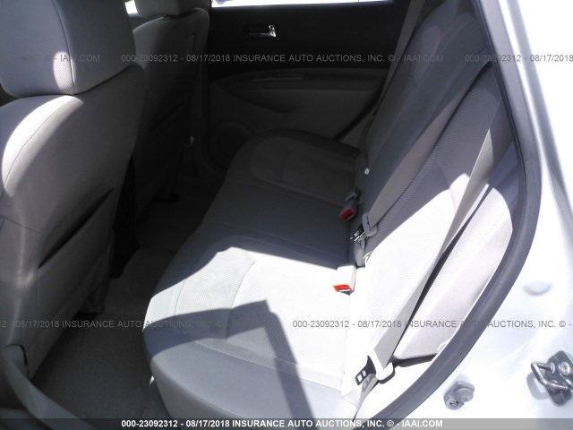 JN8AS5MTXCW608470 - 2012 NISSAN ROGUE S/SV SILVER photo 8