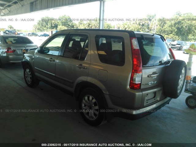 SHSRD789X5U331189 - 2005 HONDA CR-V SE/EX GOLD photo 3