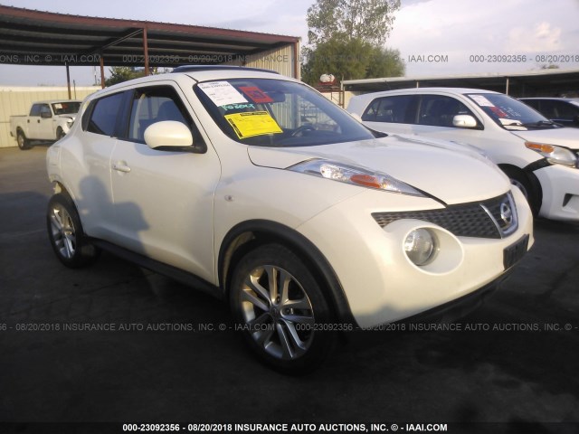 JN8AF5MR3DT224090 - 2013 NISSAN JUKE S/SV/SL WHITE photo 1