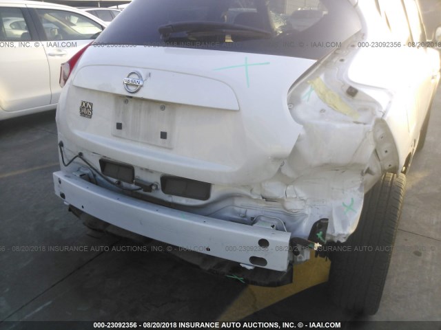 JN8AF5MR3DT224090 - 2013 NISSAN JUKE S/SV/SL WHITE photo 6