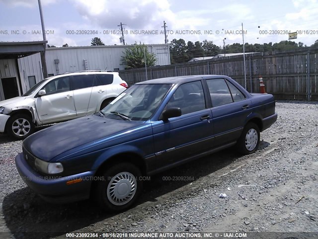 JN1EB31FXPU508731 - 1993 NISSAN SENTRA E/XE/GXE BLUE photo 2