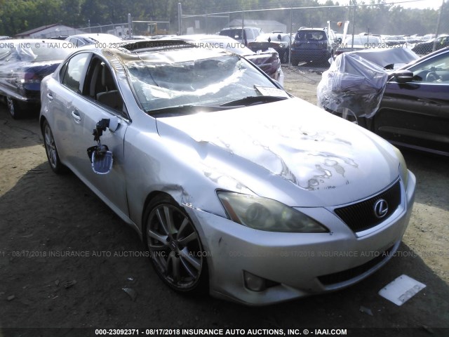 JTHBE262X65011189 - 2006 LEXUS IS 350 SILVER photo 1