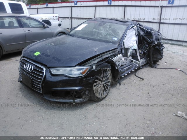 WAUHGAFC6GN142644 - 2016 AUDI A6 PRESTIGE BLACK photo 2