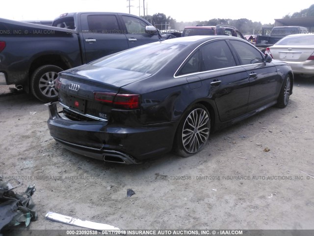 WAUHGAFC6GN142644 - 2016 AUDI A6 PRESTIGE BLACK photo 4