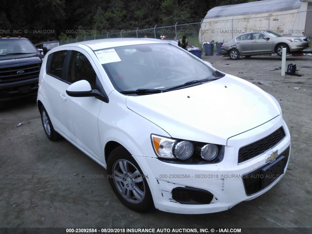1G1JA6SH4C4164056 - 2012 CHEVROLET SONIC LS WHITE photo 1
