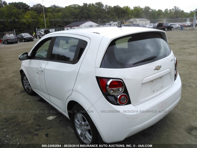 1G1JA6SH4C4164056 - 2012 CHEVROLET SONIC LS WHITE photo 3