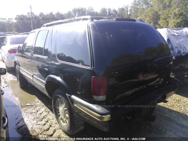 1GKDT13W3V2501091 - 1997 GMC JIMMY BLACK photo 3