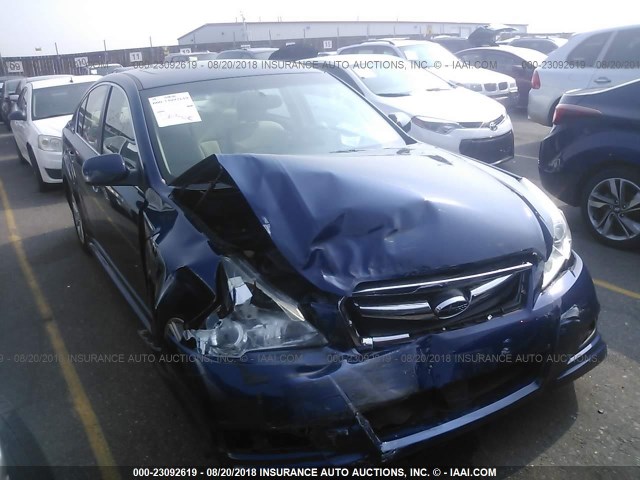 4S3BMCH61A3243467 - 2010 SUBARU LEGACY 2.5I PREMIUM BLUE photo 6