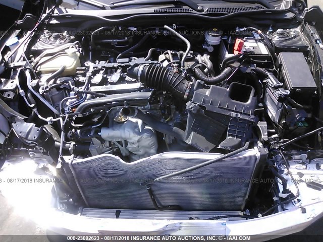 SHHFK7H79JU413227 - 2018 HONDA CIVIC EXL BLACK photo 10