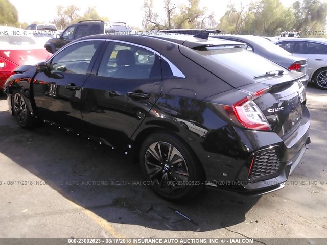 SHHFK7H79JU413227 - 2018 HONDA CIVIC EXL BLACK photo 3