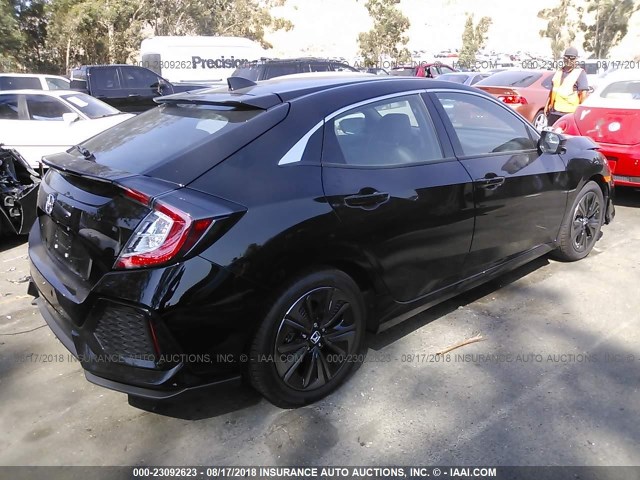 SHHFK7H79JU413227 - 2018 HONDA CIVIC EXL BLACK photo 4