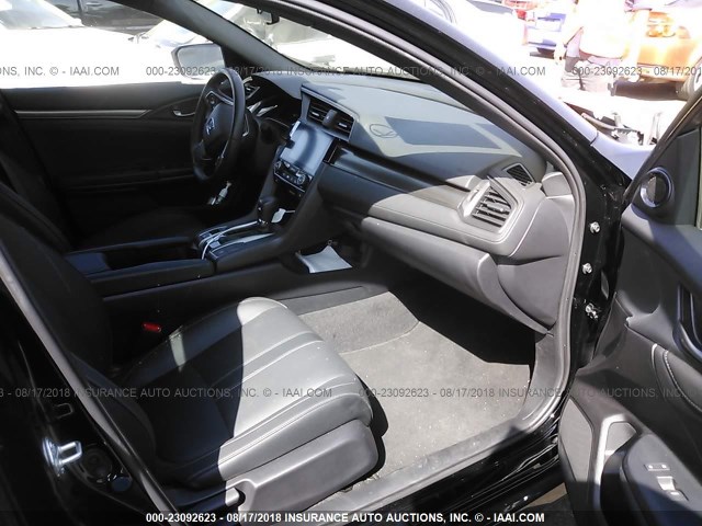 SHHFK7H79JU413227 - 2018 HONDA CIVIC EXL BLACK photo 5