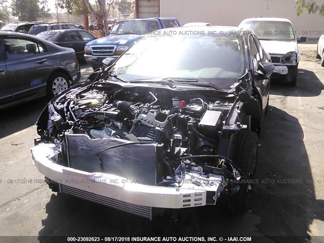 SHHFK7H79JU413227 - 2018 HONDA CIVIC EXL BLACK photo 6