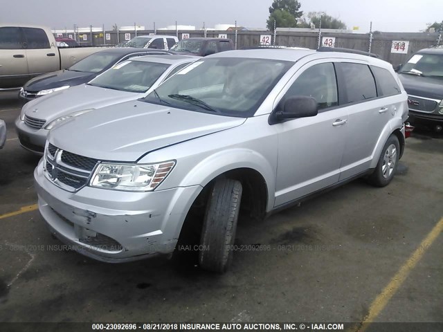 3D4PG4FB0BT564556 - 2011 DODGE JOURNEY EXPRESS SILVER photo 2