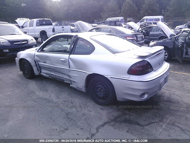 1G2NW12E31M540802 - 2001 PONTIAC GRAND AM GT GRAY photo 3