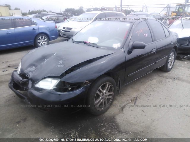 1G1JC524027344455 - 2002 CHEVROLET CAVALIER CNG BLACK photo 2