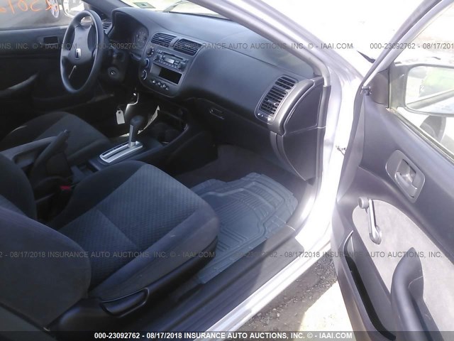 1HGEM22105L022373 - 2005 HONDA CIVIC DX VP Gümüş foto 5