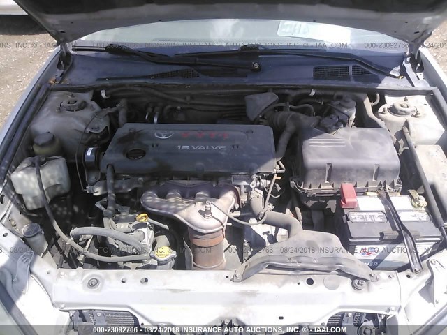 4T1BE32K63U204272 - 2003 TOYOTA CAMRY LE/XLE/SE 银色 照片 10