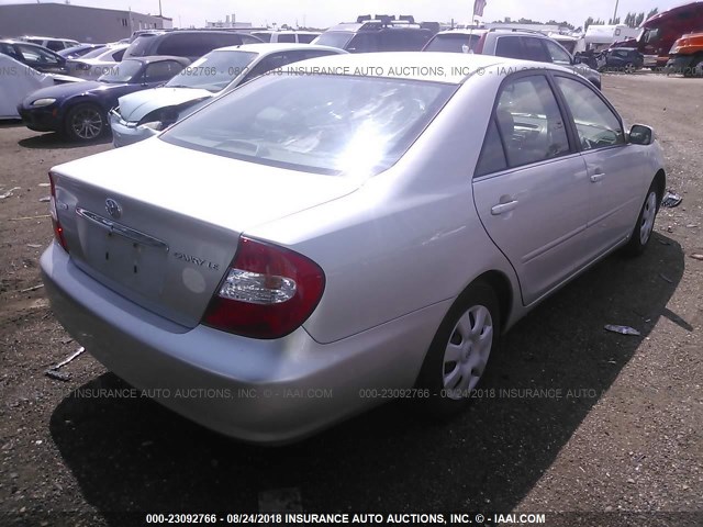 4T1BE32K63U204272 - 2003 TOYOTA CAMRY LE/XLE/SE 银色 照片 4