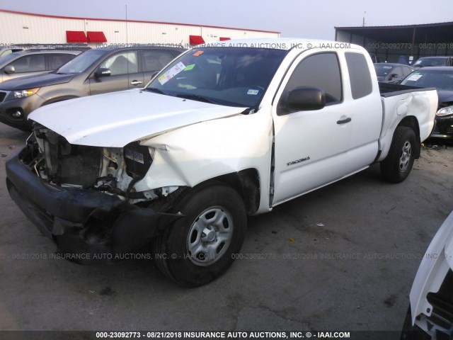 5TETX22NX8Z543574 - 2008 TOYOTA TACOMA ACCESS CAB Weiß Foto 2