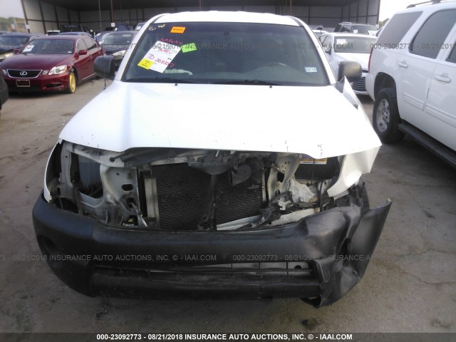 5TETX22NX8Z543574 - 2008 TOYOTA TACOMA ACCESS CAB WHITE photo 6