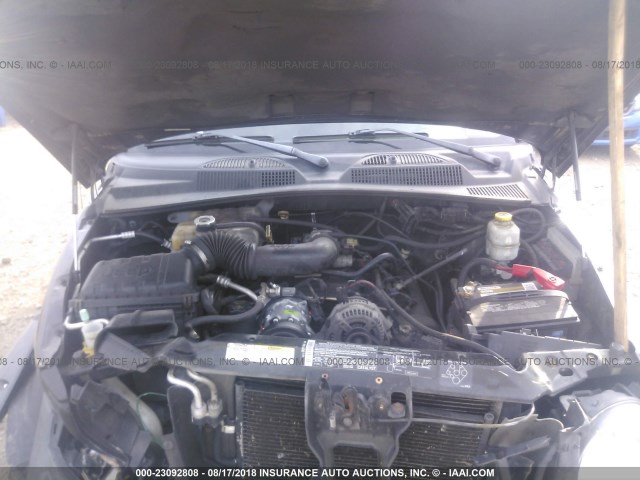 1J4GL38K85W720237 - 2005 JEEP LIBERTY RENEGADE BLACK photo 10