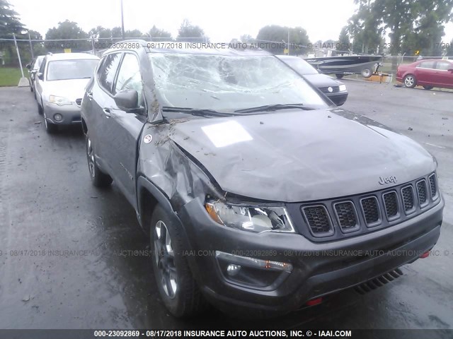 3C4NJDDB9HT597525 - 2017 JEEP COMPASS TRAILHAWK GRAY photo 6