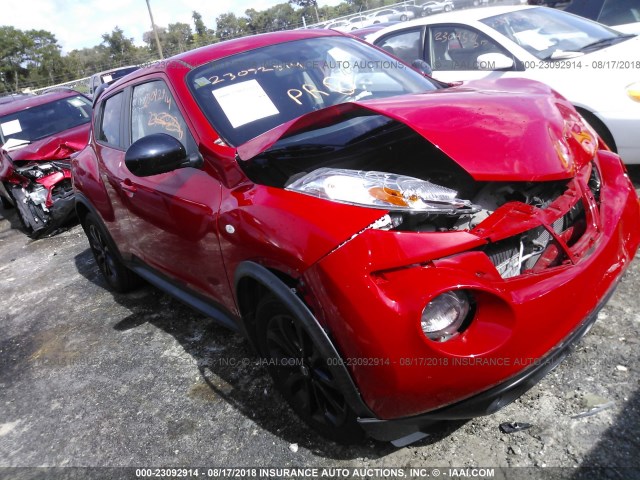 JN8AF5MR5ET352851 - 2014 NISSAN JUKE S/SV/SL/NISMO RED photo 1