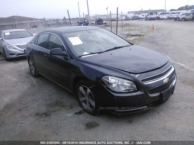 1G1ZC5E19BF116528 - 2011 CHEVROLET MALIBU 1LT BLACK photo 1