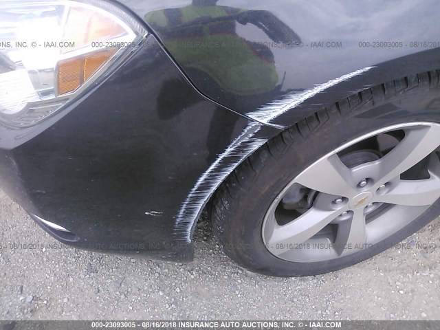 1G1ZC5E19BF116528 - 2011 CHEVROLET MALIBU 1LT BLACK photo 6