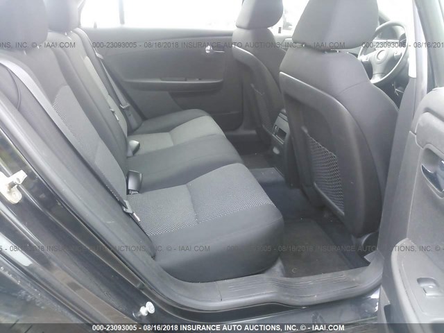 1G1ZC5E19BF116528 - 2011 CHEVROLET MALIBU 1LT BLACK photo 8