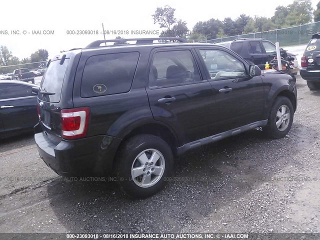 1FMCU0D74AKA31486 - 2010 FORD ESCAPE XLT GRAY photo 4