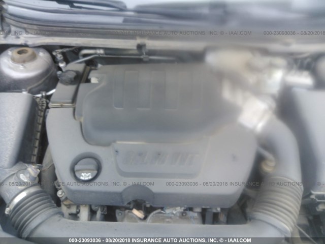 1G1ZG5E71CF254039 - 2012 CHEVROLET MALIBU LTZ 灰色 照片 10