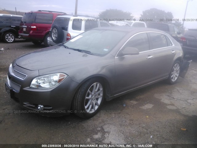1G1ZG5E71CF254039 - 2012 CHEVROLET MALIBU LTZ 灰色 照片 2