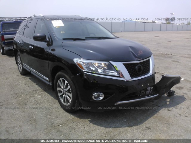 5N1AR2MN5DC647456 - 2013 NISSAN PATHFINDER S/SV/SL/PLATINUM BLACK photo 1