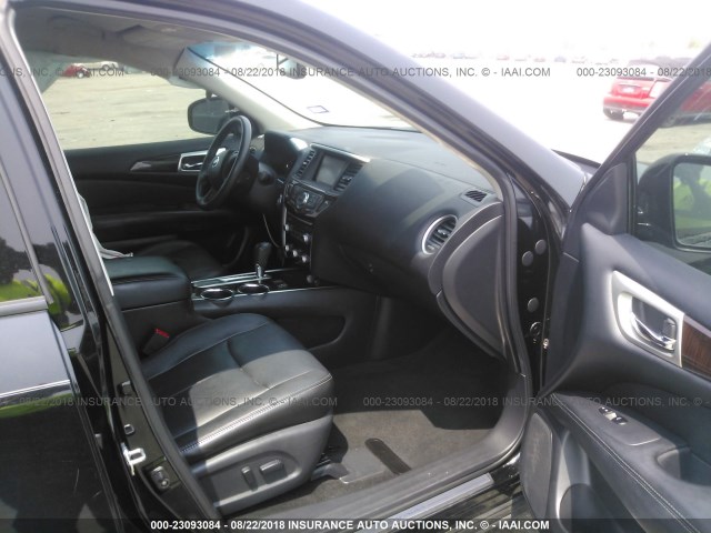 5N1AR2MN5DC647456 - 2013 NISSAN PATHFINDER S/SV/SL/PLATINUM BLACK photo 5