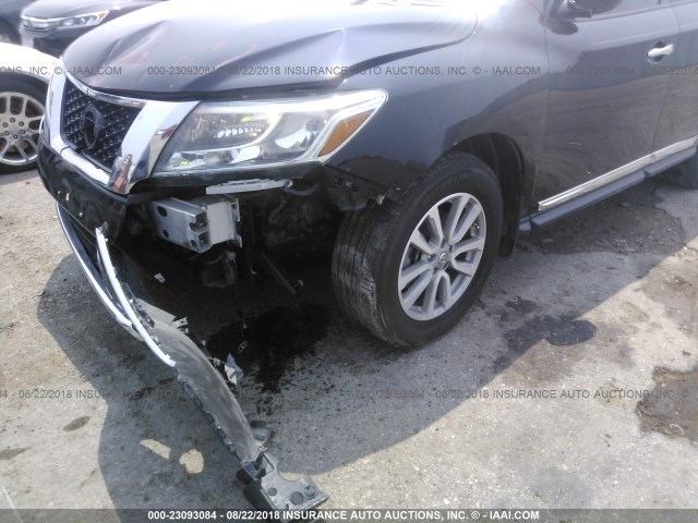 5N1AR2MN5DC647456 - 2013 NISSAN PATHFINDER S/SV/SL/PLATINUM BLACK photo 6