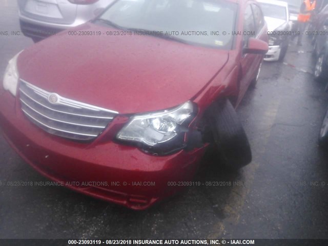 1C3LC56R37N553508 - 2007 CHRYSLER SEBRING TOURING MAROON photo 6