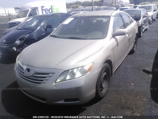 4T1BE46K37U619880 - 2007 TOYOTA CAMRY NEW GENERAT CE/LE/XLE/SE GOLD photo 2