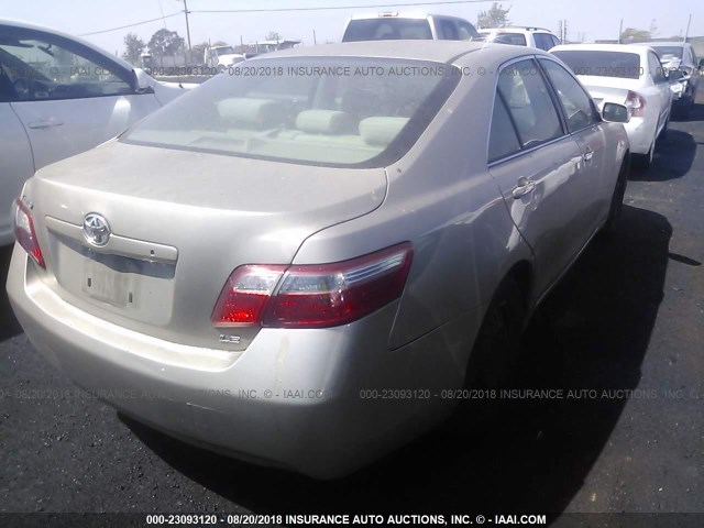 4T1BE46K37U619880 - 2007 TOYOTA CAMRY NEW GENERAT CE/LE/XLE/SE GOLD photo 4