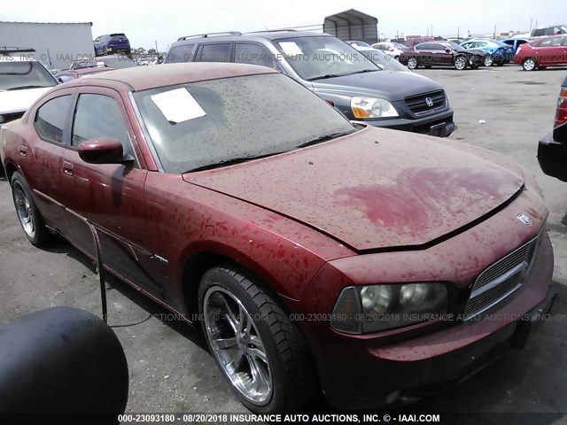 2B3KA53H56H305102 - 2006 DODGE CHARGER R/T RED photo 1