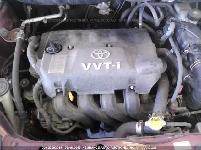 JTKKT624460148446 - 2006 TOYOTA SCION XA RED photo 10